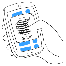 In App Purchases 1 Illustration from Brooklyn Set