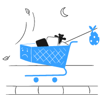 Abandoned Cart 1 Illustration from Brooklyn Set