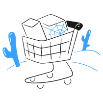 Abandoned Cart 2 Illustration from Brooklyn Set