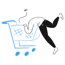 Empty Cart 2 Illustration from Brooklyn Set