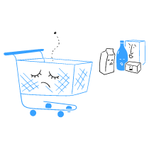 Empty Cart 3 Illustration from Brooklyn Set