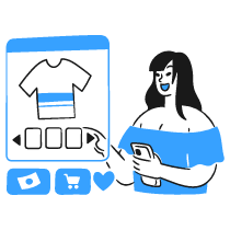 Online Shopping 6 Illustration from Brooklyn Set