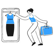 Online Shopping 7 Illustration from Brooklyn Set
