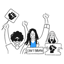 Black Lives Matter 2 Illustration from Brooklyn Set