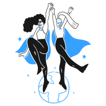 Girl Power Feminism 2 Illustration from Brooklyn Set