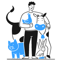 VEGAN 4 Illustration from Brooklyn Set