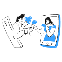 Online Romance 2 Illustration from Brooklyn Set