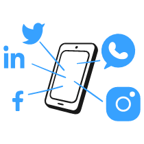 Social Media 1 Illustration from Brooklyn Set