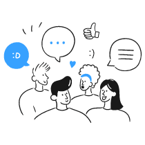 Social Media Discussion 1 Illustration from Brooklyn Set