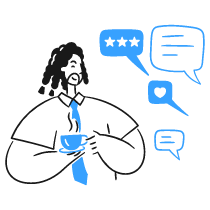 Social Media Discussion 3 Illustration from Brooklyn Set