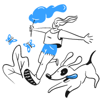 Being Happy 3 Illustration from Brooklyn Set