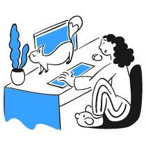 Work From Home 3 illustration - Free transparent PNG, SVG. No Sign up needed.