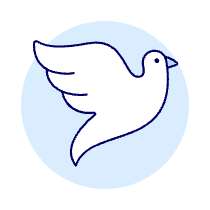 Dove Illustration from UX Duotone Set