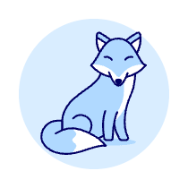 Red Fox Illustration from UX Duotone Set
