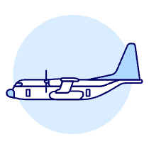 Air Force Plane 3 Illustration from UX Duotone Set