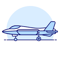 Aircraft Fighter 1 Illustration from UX Duotone Set