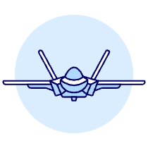 Aircraft Fighter 2 Illustration from UX Duotone Set