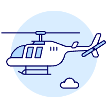 Helicopter 1 Illustration from UX Duotone Set