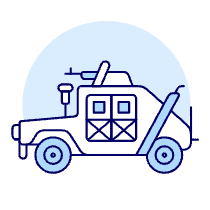Humvee Illustration from UX Duotone Set