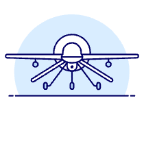 Military Drone 1 Illustration from UX Duotone Set