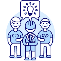Human Ai Teamwork 1 Illustration from UX Duotone Set