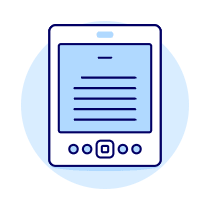 Audio Reading Book Illustration from UX Duotone Set