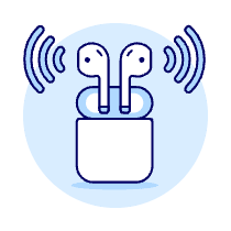 Airpod Bluetooth 1 Illustration from UX Duotone Set