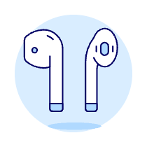 Airpod Bluetooth 2 Illustration from UX Duotone Set