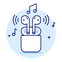 Airpod Bluetooth 4 Illustration from UX Duotone Set