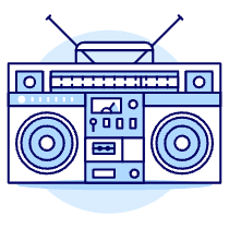 Boombox 3 Illustration from UX Duotone Set