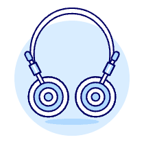 Headphones Wireless 4 Illustration from UX Duotone Set