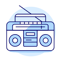 Boombox 1 Illustration from UX Duotone Set