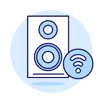 Audio Speakers Wifi Illustration from UX Duotone Set