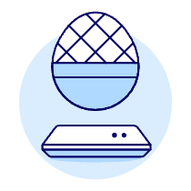 Egg Media Player Illustration from UX Duotone Set