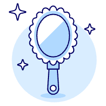 Mirror 1 Illustration from UX Duotone Set