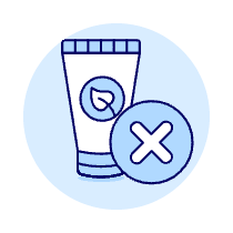Skincare Banned Illustration from UX Duotone Set