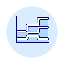 Area Chart Illustration from UX Duotone Set