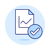 Chart File Check Illustration from UX Duotone Set