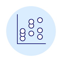 Dot Chart Illustration from UX Duotone Set