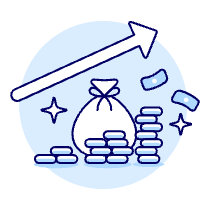 Money Increase Illustration from UX Duotone Set