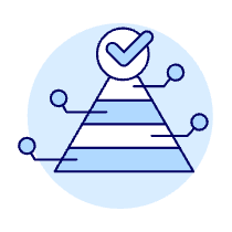 Pyramid Chart Illustration from UX Duotone Set
