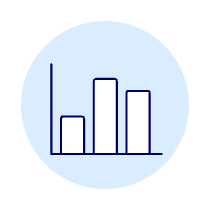 Vertical Bar Chart 2 Illustration from UX Duotone Set