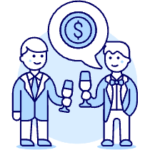 Investment Chat 1 Illustration from UX Duotone Set