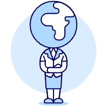 Gobal Business 2 4 Illustration from UX Duotone Set