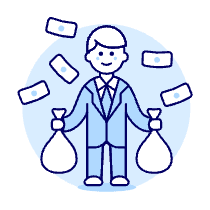 Wealthy Business 2 Illustration from UX Duotone Set