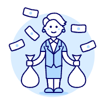 Wealthy Business 3 Illustration from UX Duotone Set