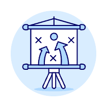 Strategy Presentation Illustration from UX Duotone Set