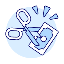 Cutting Expense Illustration from UX Duotone Set