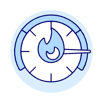 Perfomance Gauge Illustration from UX Duotone Set