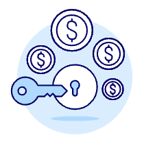 Unlock Money Illustration from UX Duotone Set